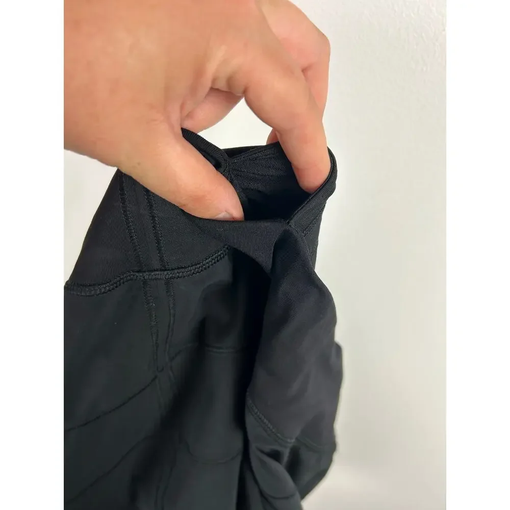 Lululemon Black Pace Rival Mid-Rise Skirt Size 6